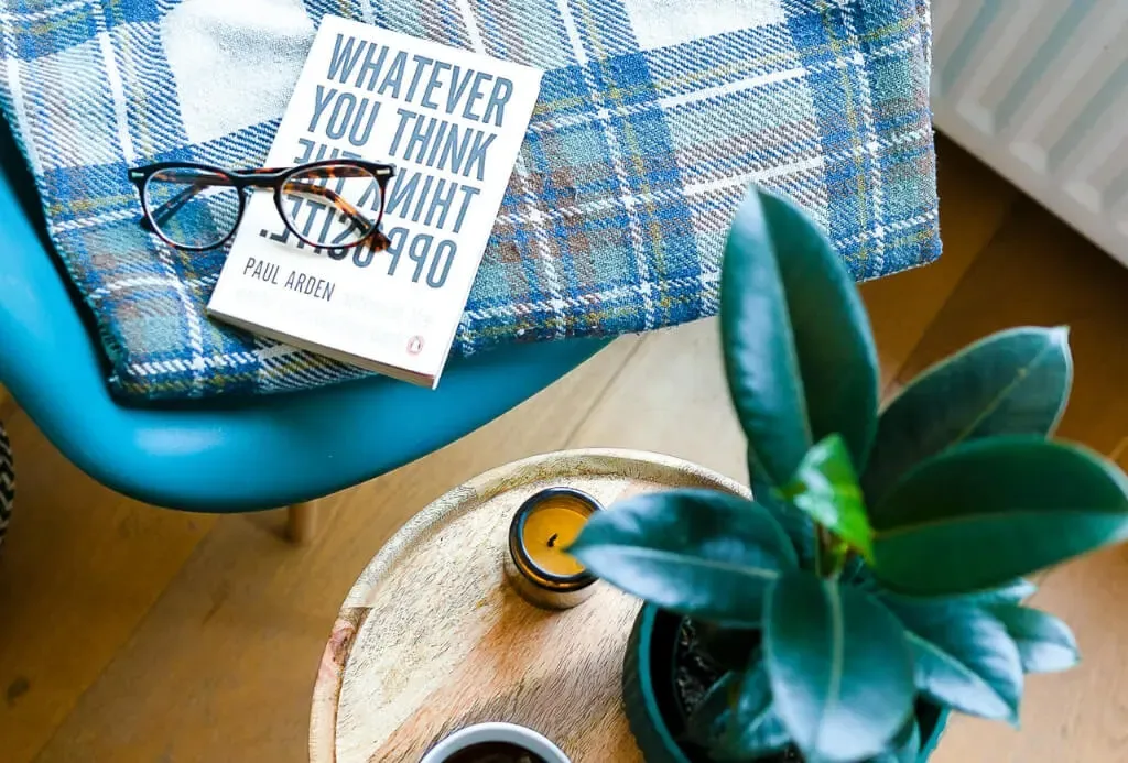 Amanda Appiagyei Glasses and Book and Plant